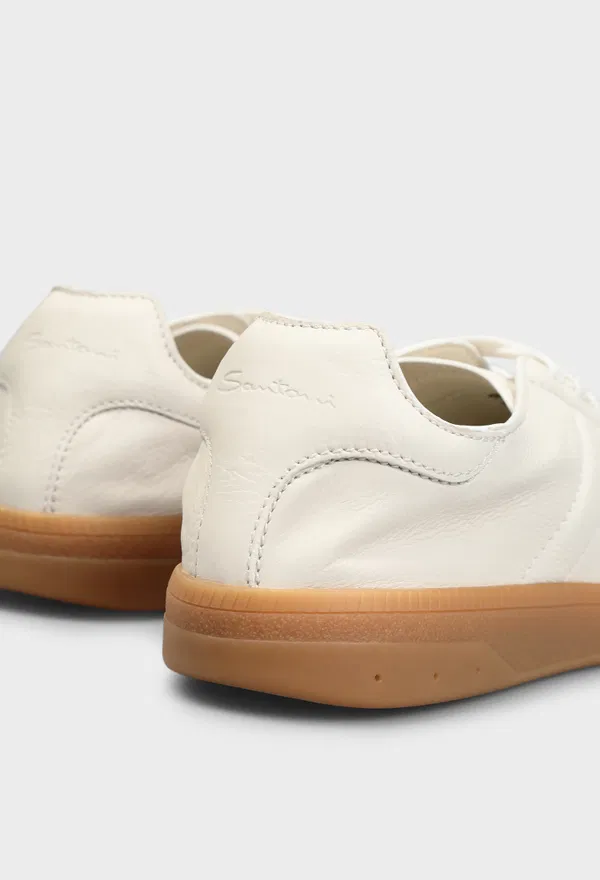 Кожаные кроссовки Santoni 22072 126/0A1 оригинал