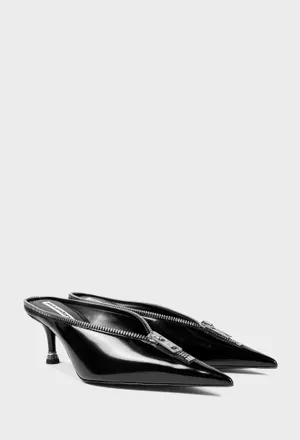 Кожаные мюли alexanderwang 30226M003 126/0A2 Цена