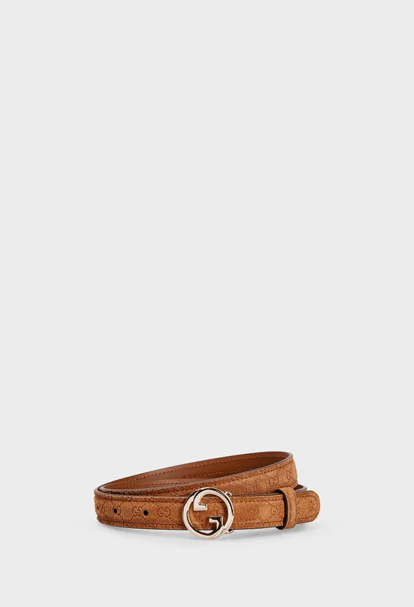 Замшевый ремень Gucci 723073 125/0DT фото