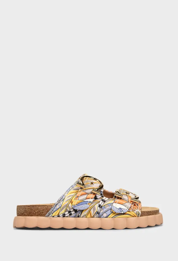 Шелковые шлепанцы KAPALUA FO FERRAGAMO 01L363 126/9CJ Купить