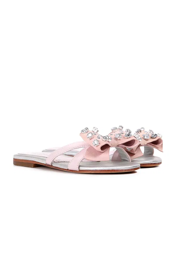 Шкіряні шльопанці BLUMARINE SHOES B5671 V111/0R Купити
