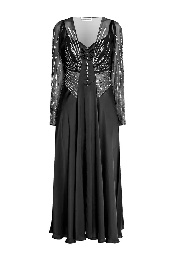 Платье RABANNE 31043 20ACRO248PO0180 P001 BLACK 220 Купить