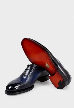 Кожаные оксфорды Santoni 19206 225/0A8 в Украине