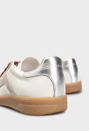 Кожаные кеды Santoni 61244 125/0A0 оригинал