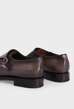Кожаные монки Santoni 19016 225/0A30 оригинал