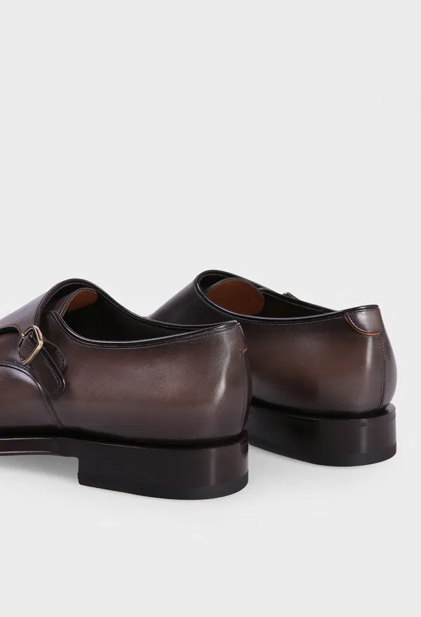 Кожаные монки Santoni 19016 225/0A30 оригинал