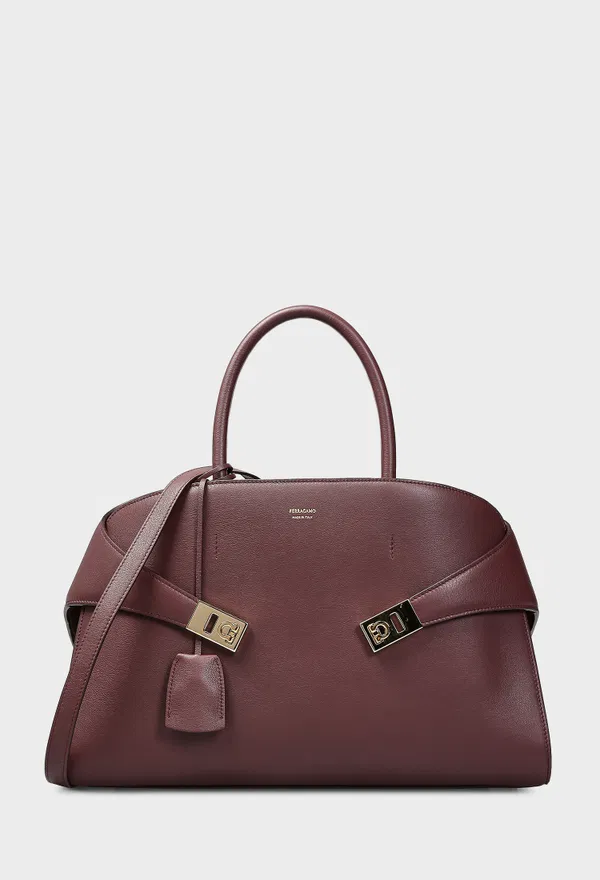 Кожаная сумка FERRAGAMO 215921 125/0A5 - фото №1 Кожаная сумка FERRAGAMO 215921 125/0A5 Купить