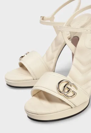 Кожаные босоножки DOUBLE G Gucci 853693 126/0AE в Украине