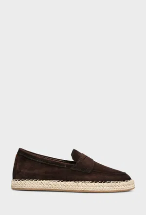 Замшевые эспадрильи Santoni 22193 126/0DW Купить