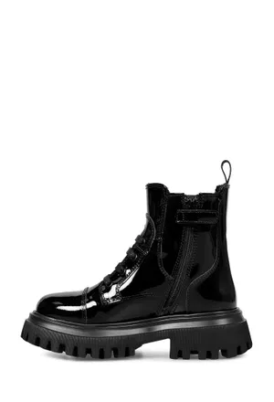 Шкіряні черевики з хутром Dolce & Gabbana D11360 225/22M Ціна