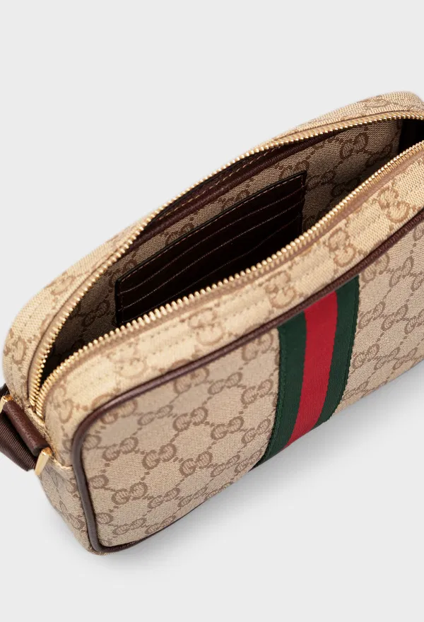 Сумка GG MINI BAG WITH WEB Gucci 876391 226/0F6 оригінал