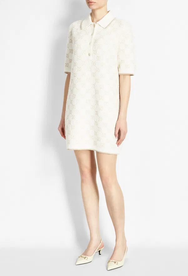 Шерстяное платье Gucci 832678 225/9HEK Купить