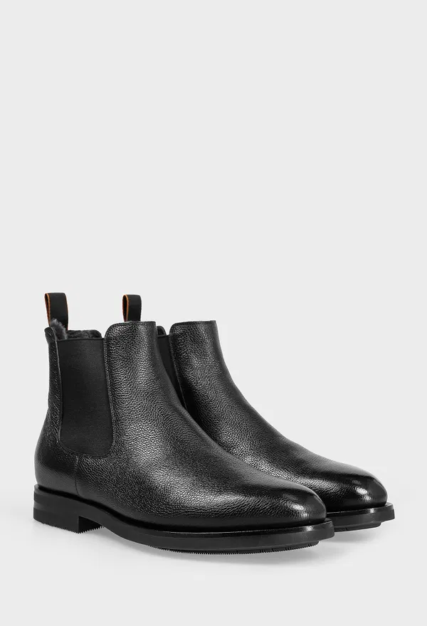 Шкіряні ботильйони Santoni 17838 225/0A2M Ціна