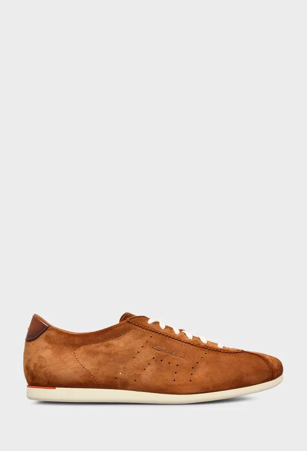 Замшевые кроссовки Santoni 61449 126/0DT Купить