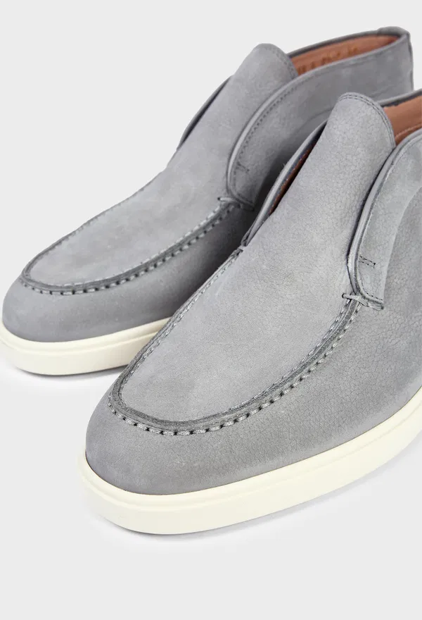 Жіночі сірі дезерти з нубуку Santoni 58458 226/0E7 в Україні