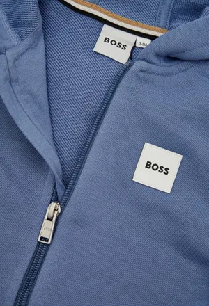 Дитяча блакитна спортивна кофта Boss J5286  126/9G в Україні