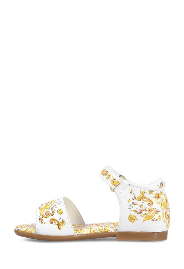 Шкіряні босоніжки  Dolce & Gabbana D20064 224/01p Ціна
