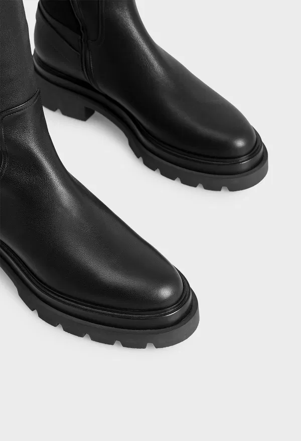 Шкіряні чоботи Santoni 71065 224/0A2 оригінал
