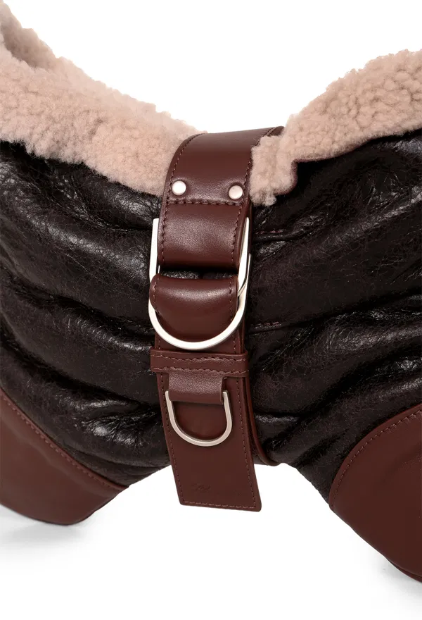 Кожаная сумка Shearling Blumarine W004A 223/0A3 оригинал