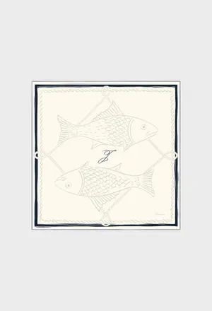 Женский бежевый шелковый платок Jacquemus ACU00847AW 126/9C6 Цена