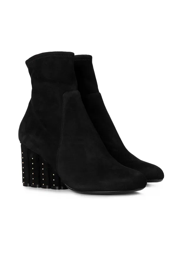Замшевые ботильоны FERRAGAMO 01N448 218/0D2 Купить