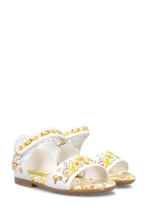 Шкіряні босоніжки  Dolce & Gabbana D20064 224/01p Купити