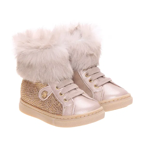 Кожаные кеды BLUMARINE SHOES A1588 B214/06M Цена