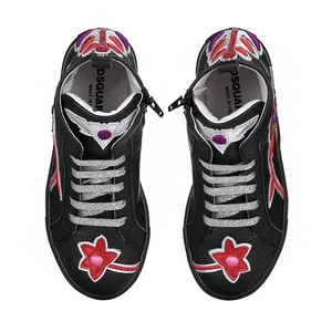 Шкіряні кеди Dsquared2 51626  217/02c Ціна