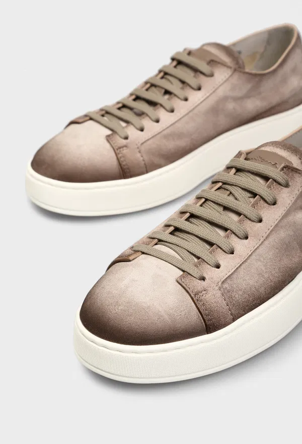 Замшевые кеды Santoni 21571 126/0D6 в Украине