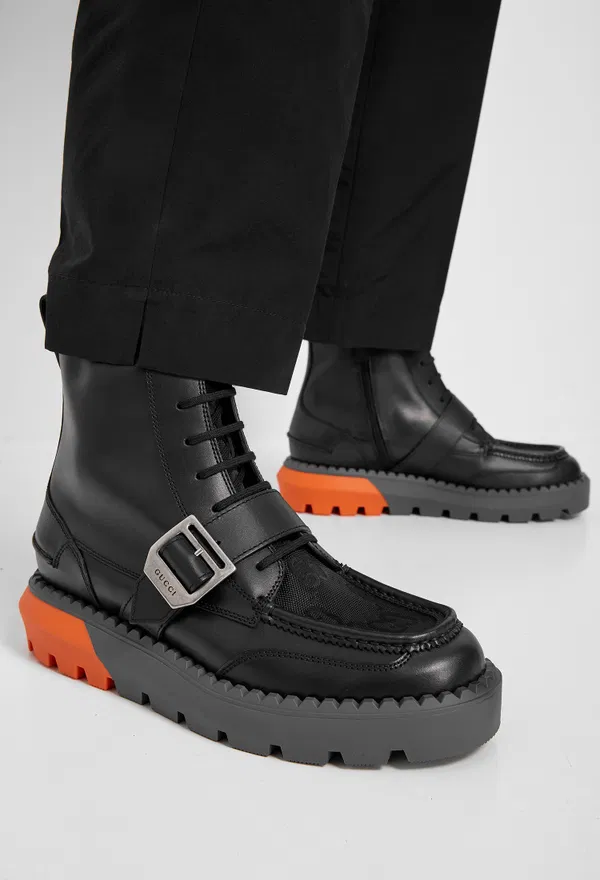 Шкіряні черевики Gucci 739867 223/1I2 фото