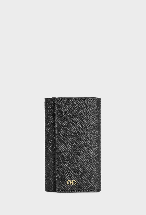 Кожаная ключница FERRAGAMO 661608 126/0A2 Купить