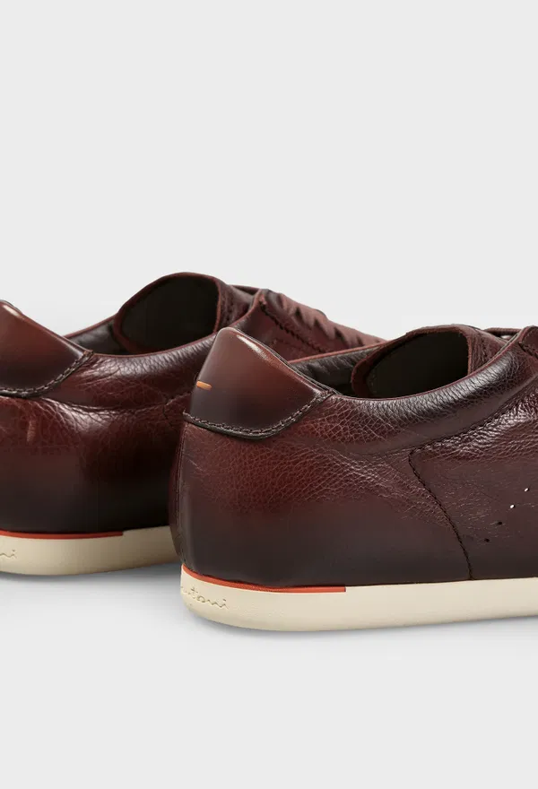Кожаные кроссовки SNEAKER Santoni 22157 126/0AW оригинал