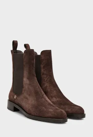 Замшеві черевики CHELSEA BOOT FERRAGAMO 01K744 226/0DW Ціна
