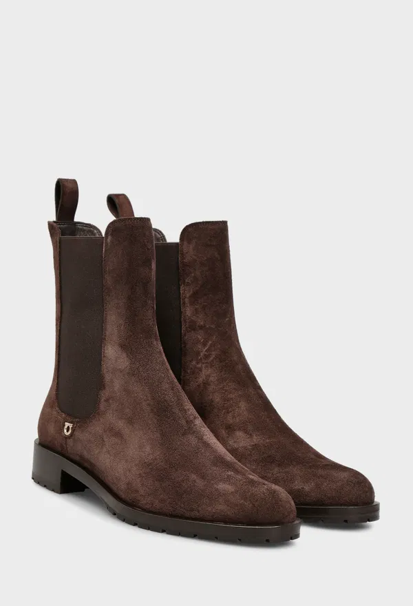 Замшеві черевики CHELSEA BOOT FERRAGAMO 01K744 226/0DW Ціна
