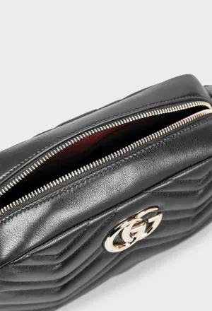 Шкіряна сумка GG MARMONT SMALL CAMERA Gucci 855273 226/0A2 фото