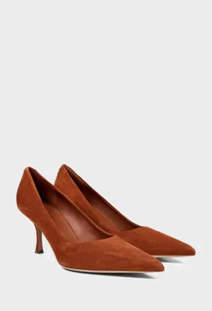 Замшевые лодочки FERRAGAMO 01J047 226/0DT Цена