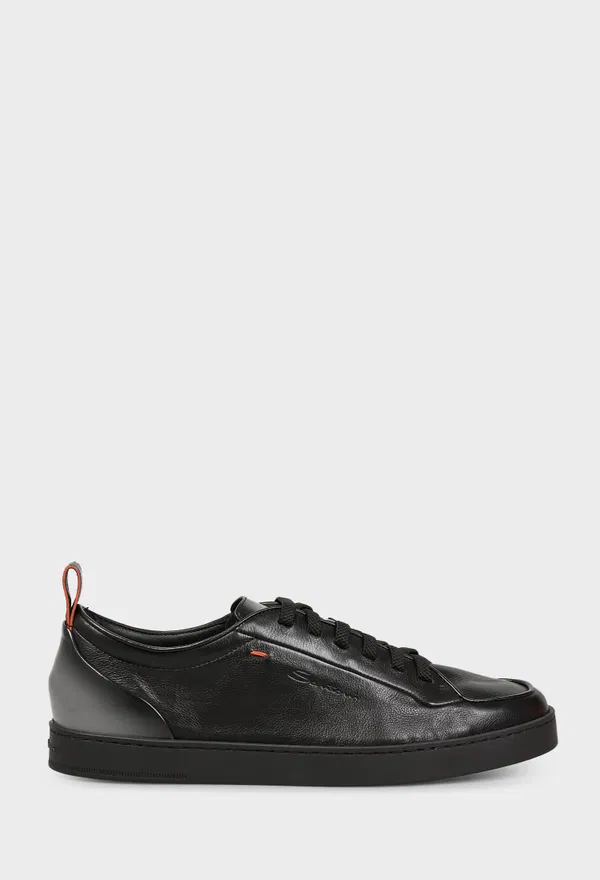 Кожаные кеды OFF-DUTY Santoni 22184 126/0A2 Купить