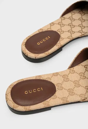 Шлепанцы GG SOFT VINTAGE SANG Gucci 870701 226/9A6 оригинал