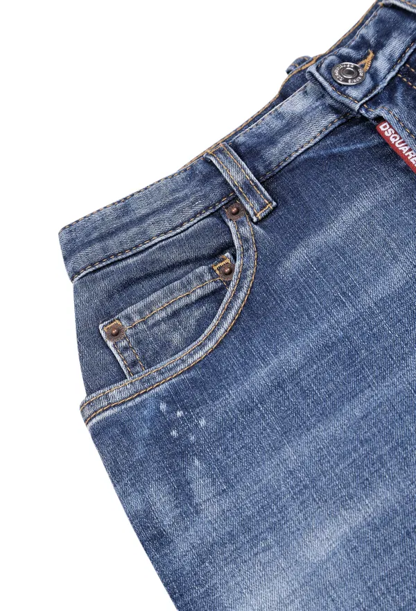 Джинсовые шорты Dsquared2 DQ0782 123/98 в Украине