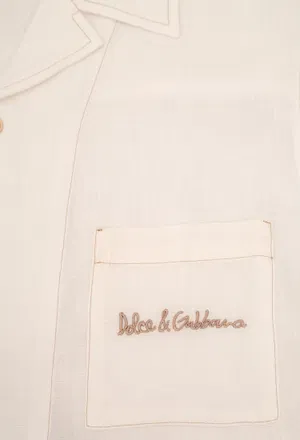 Лляна сорочка Dolce & Gabbana L44S24 125/91c в Україні