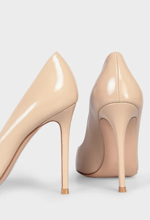 Кожаные лодочки GIANVITO 105 Gianvito Rossi G28470 125/0A6 оригинал