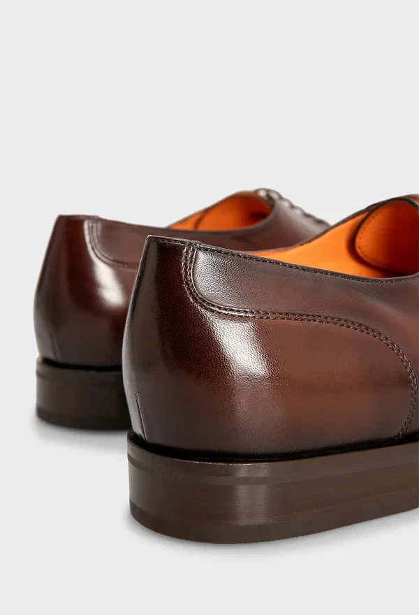 Кожаные оксфорды Santoni 18940 224/0A3 оригинал