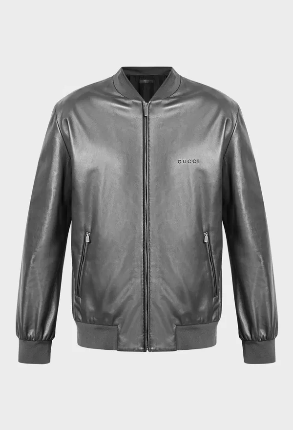 Кожаный бомбер Gucci 872085 226/0A2 Купить