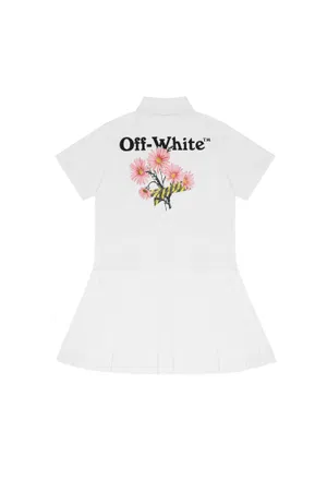 Детское белое платье Off-White 44GDS2 126/91c Цена