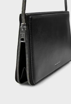 Женская черная кожаная сумка alexanderwang 20226P70L 226/0A2 в Украине
