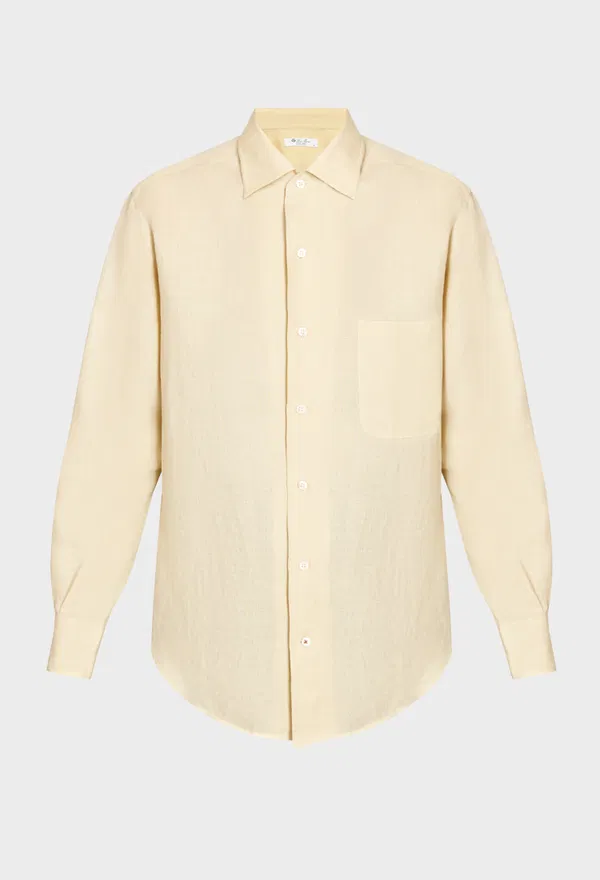 Льняная рубашка Loro Piana FAO6889 126/9BJ Купить