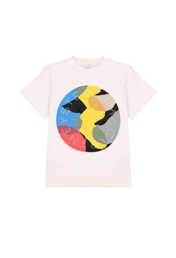 Футболка Stella McCartney Kids TT8P21 223/91c - фото №4 Футболка Stella McCartney Kids TT8P21 223/91c оригинал