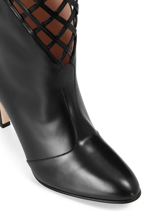 Кожаные ботильоны Gucci 549848 119/0A2 онлайн
