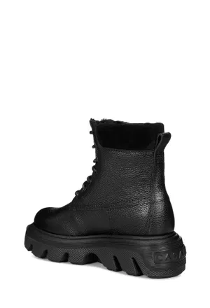 Кожаные ботинки с мехом Casadei 2R432W 223/0A2M в Украине