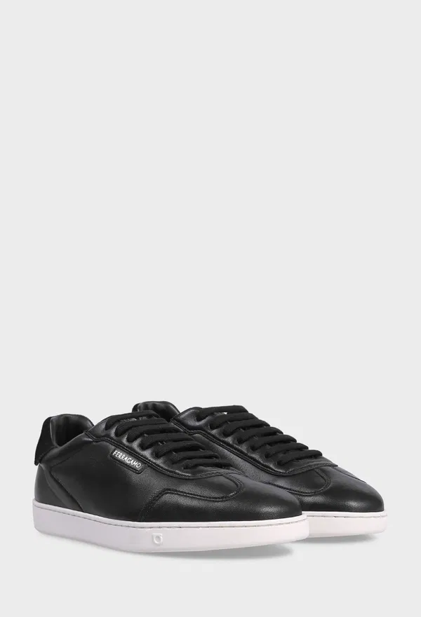 Шкіряні кеди FERRAGAMO 030703 225/0A2 Ціна